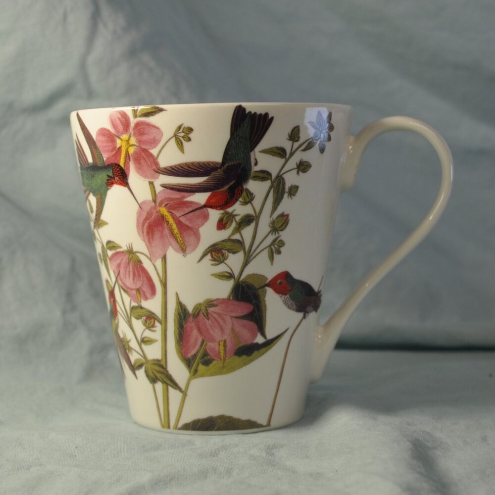 *BOGO mugs* 16 oz 2010 Audubon bird mug Columbian hummingbird (w958)